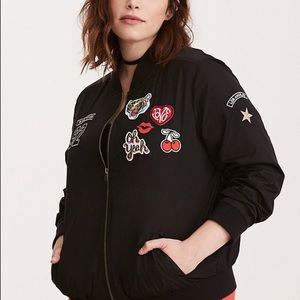 Torrid “Whatever 92” Bomber Plus size jacket